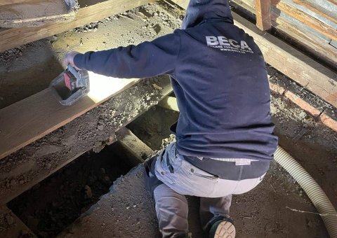 Zateplenie trámového stropu
